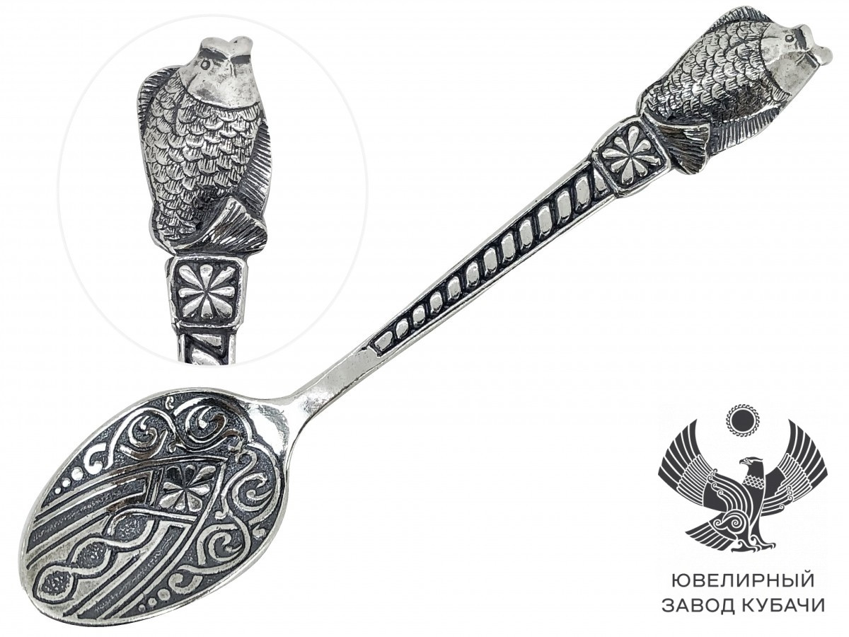 Ложка из серебра Детская «Каскад» цена
